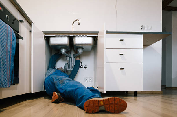 Professional Leak Detection technician working in Gibson, NC